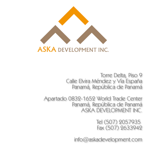 ASKA DEVELOPMENT INC.